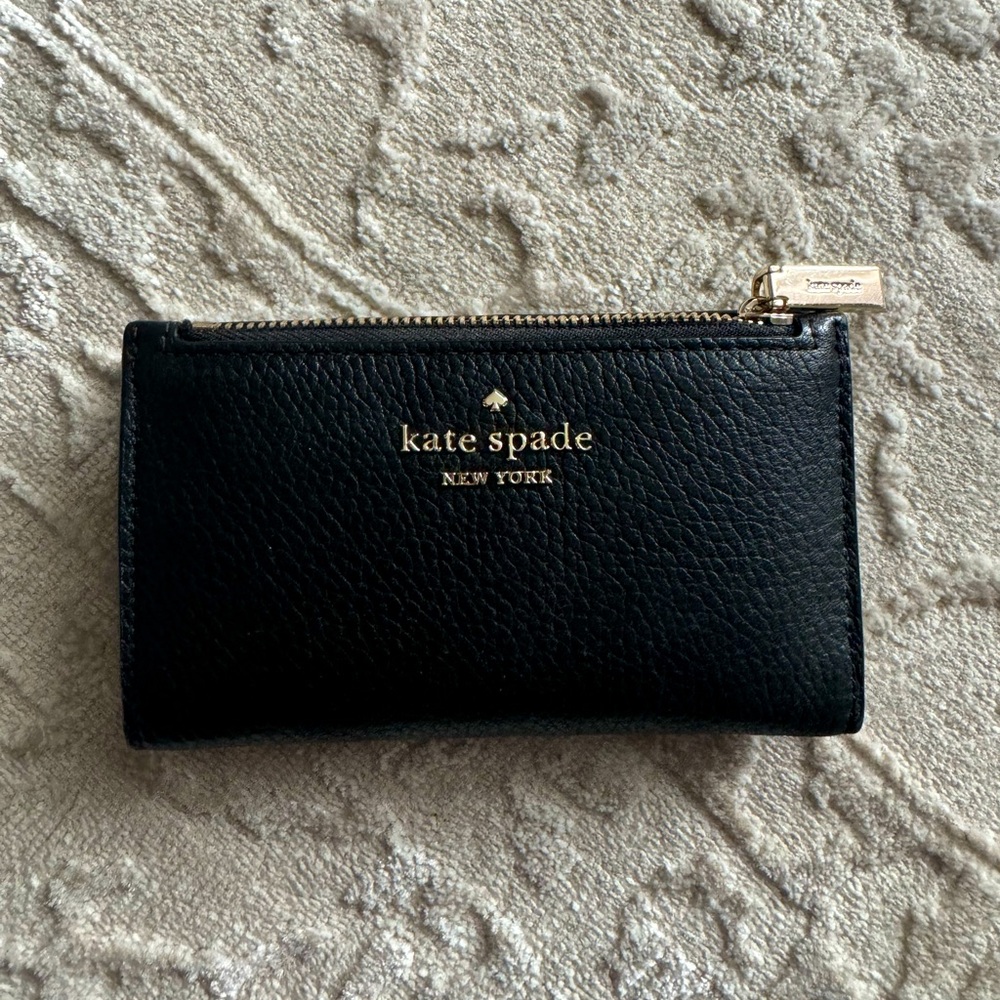 Kate Spade Morgan Small Slim Bifold Wallet Black